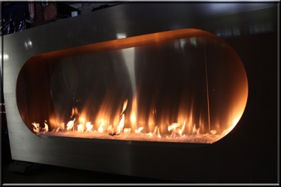 Fire Glass Fireplace